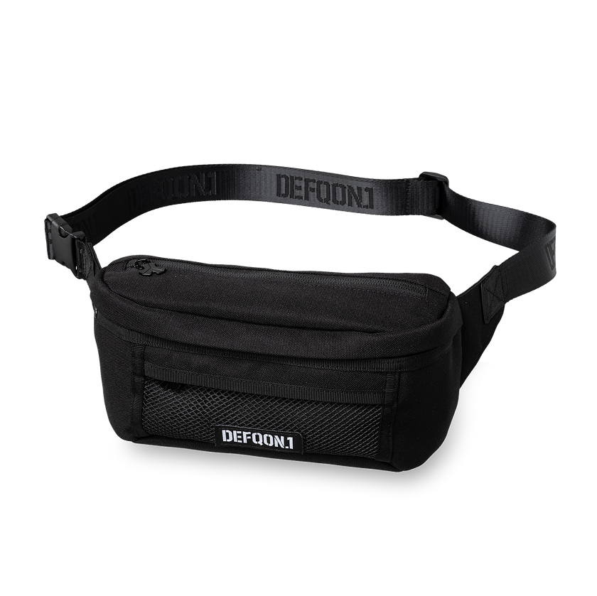 185. Fanny pack Black/white-Defqon.1 Festival Store-Merchandise