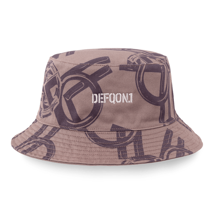 216. Bucket hat Reversible mauve - Defqon.1 Festival Store