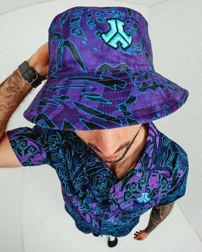 221. Bucket hat Reversible All-over Tie Dye image