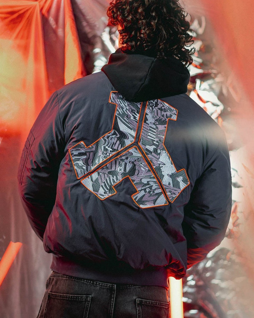 062. Bomber jacket One Tribe Purple oversized fit - Defqon.1 Festival Store
