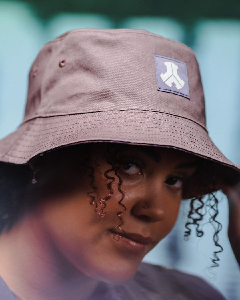 216. Bucket hat Reversible mauve - Defqon.1 Festival Store