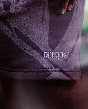 090. Jogging shorts Big Print mauve image