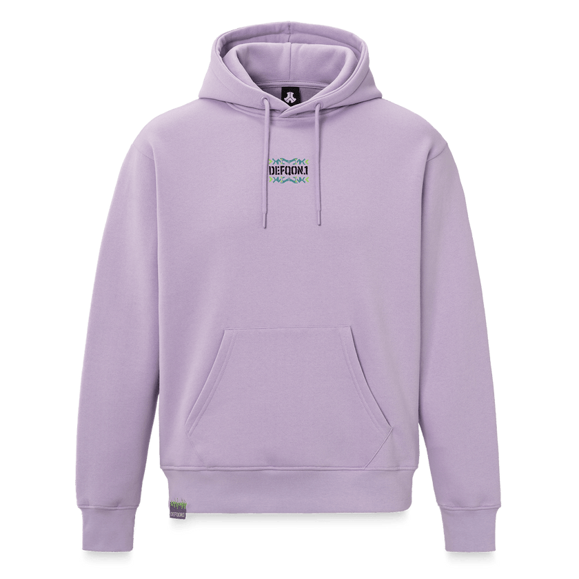 053. Hoodie Colleidoscope Lila boxy fit - Defqon.1 Festival Store