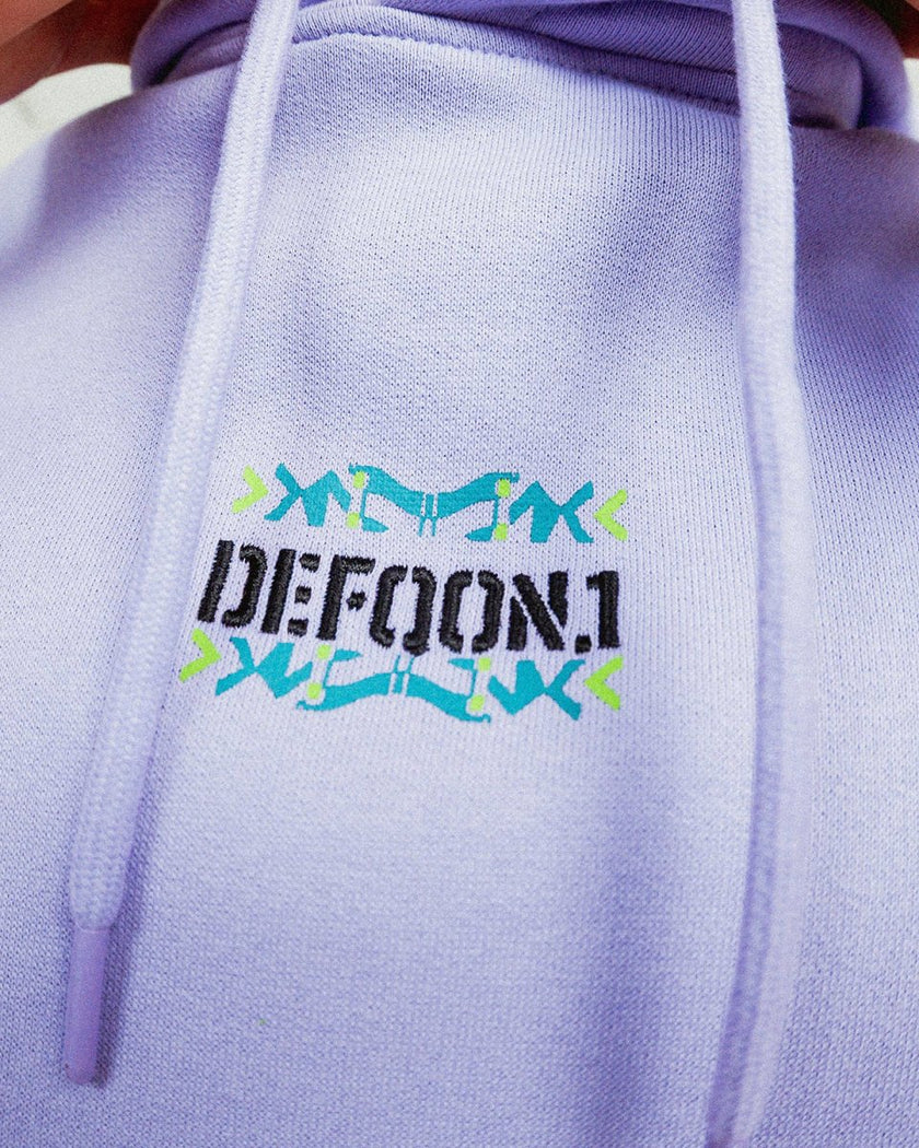 053. Hoodie Colleidoscope Lila boxy fit - Defqon.1 Festival Store