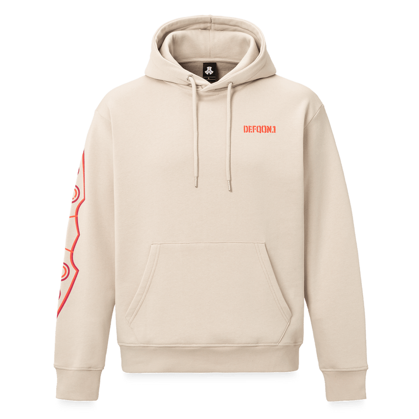 060. Hoodie Sand Boxy fit - Defqon.1 Festival Store