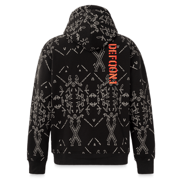 065. Hoodie All-over Black boxy fit image