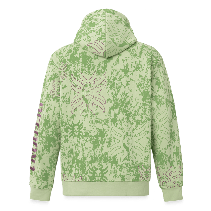 069. Hoodie All Over lime - Defqon.1 Festival Store
