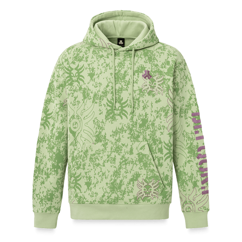 069. Hoodie All Over lime - Defqon.1 Festival Store