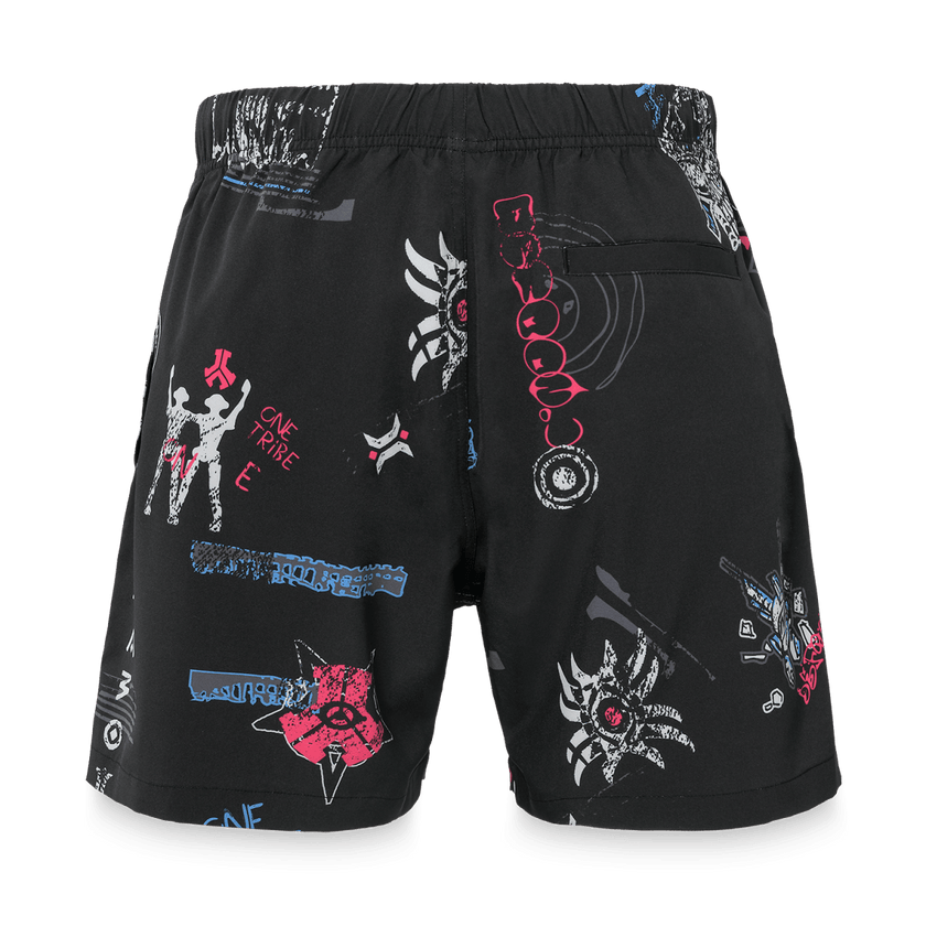 095. Swim Shorts All Over Graffiti - Defqon.1 Festival Store