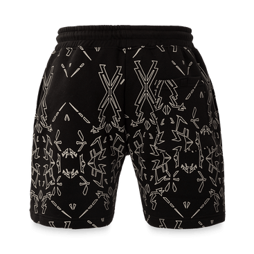098. Jogging shorts All-over Black image