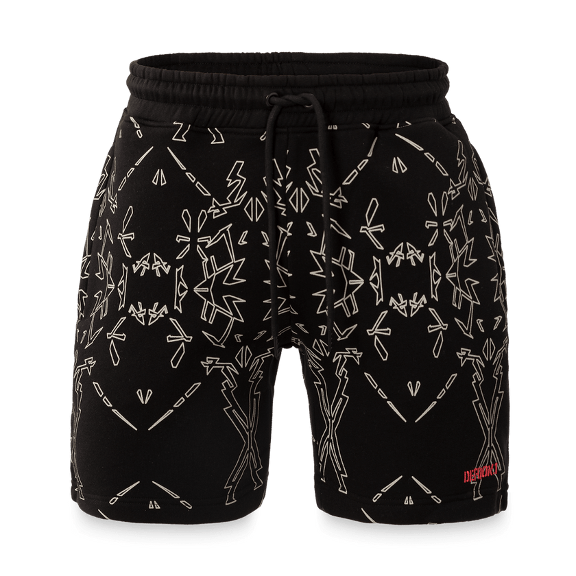 098. Jogging Shorts All Over black - Defqon.1 Festival Store