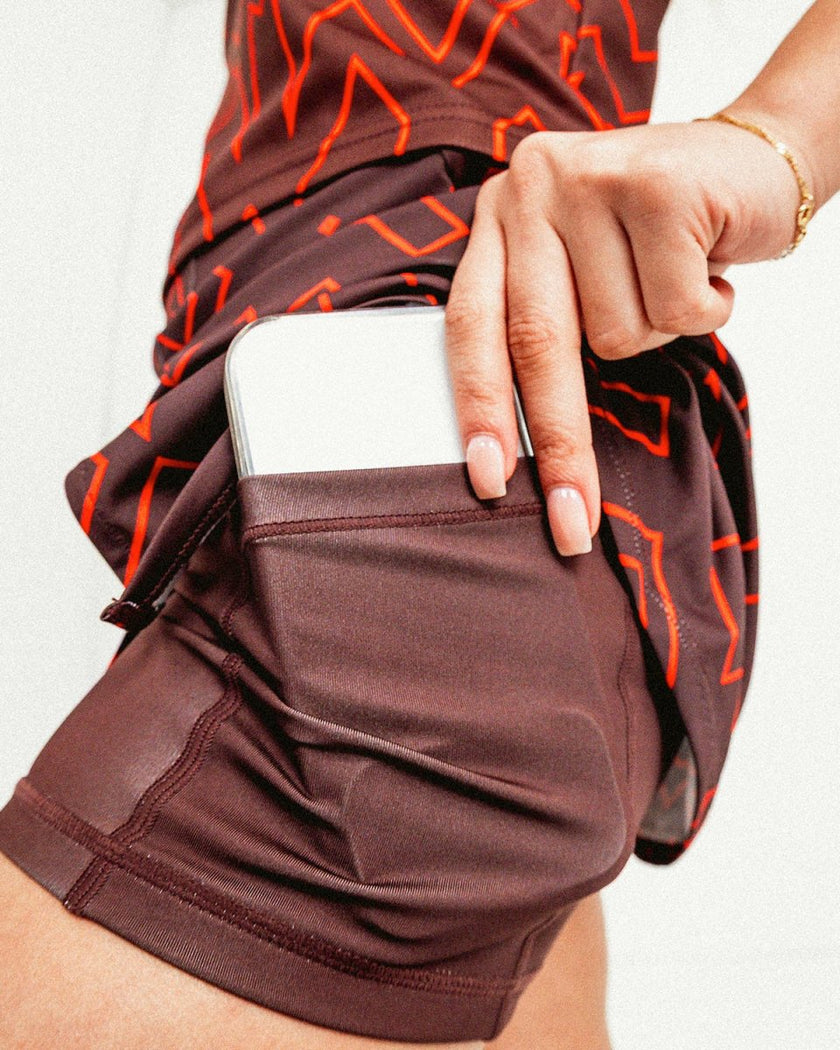 187. Skort Split bordeaux - Defqon.1 Festival Store