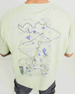004. T-shirt Lime loose fit image