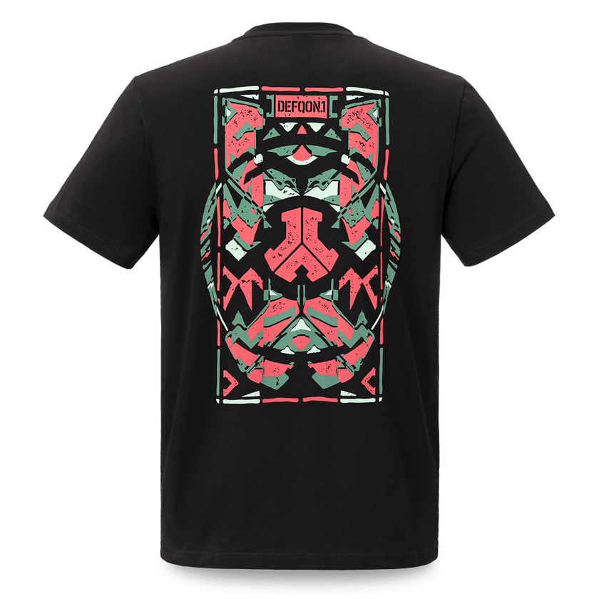006. T-shirt Collecidoscope Black loose fit - Defqon.1 Festival Store