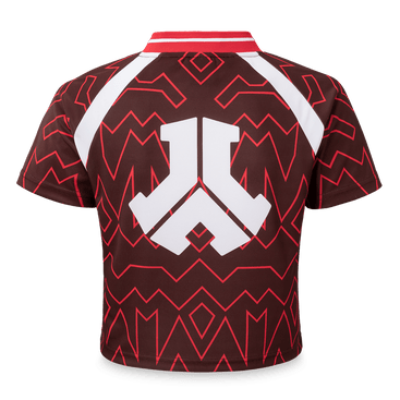 105. Football shirt Bordeaux cropped fit image