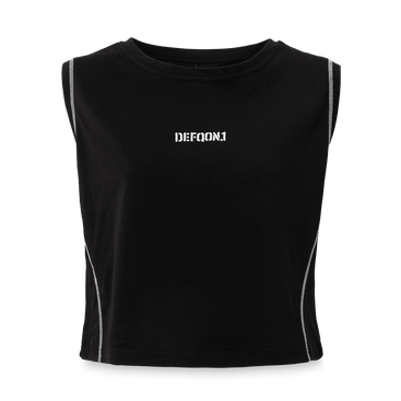 104. Tank top Circle Black oversized fit image