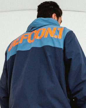 064. Wind jacket Air Force Blue loose fit image